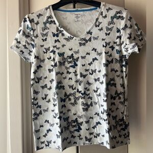 Croft & Barrow. M Butterfly Classic Tee